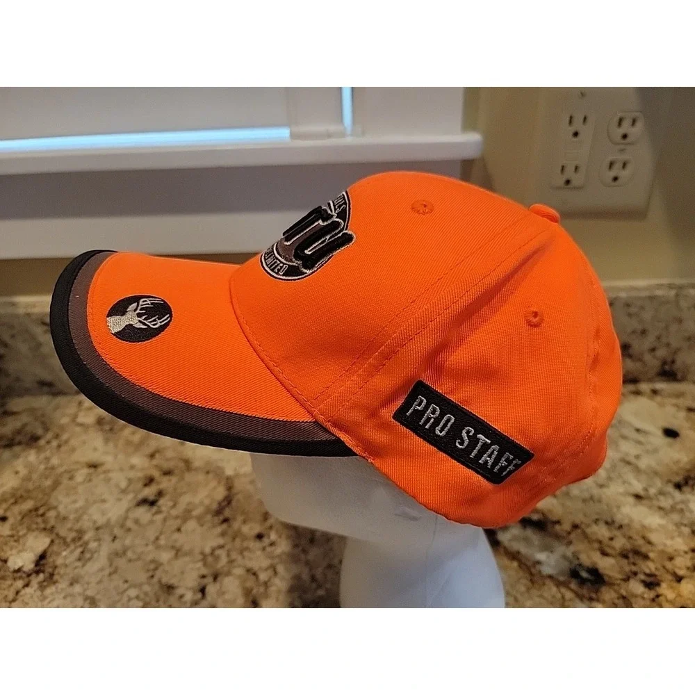 Whitetails Unlimited Adult Cap Hat Blaze Orange Deer Hunting One Size
